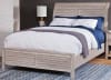 Aurora Sleigh Bed 6 Piece Bedroom Set with Panel Footboard in Whitewash Finish by American Woodcrafters - AME-2810-QSLPN-4PC - Image 2 of 0