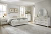 Switchgrass Queen Panel Bed in White with Stone Cane Finish by American Woodcrafters - AME-3410-50MAN - Image 2 of 0
