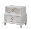 Switchgrass Queen Panel Bed in White with Stone Cane Finish by American Woodcrafters - AME-3410-50MAN - Image 5 of 0
