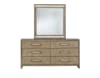 Arlington UPH Shelter 6 Piece Bedroom Set in Nutmeg Finish by American Woodcrafters - AME-4300-QUPSH-4PC - Image 3 of 0