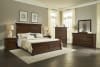 Kensington Queen Bed in Brown Cherry Finish by American Woodcrafters - AME-6400-50PNPN - Image 2 of 0