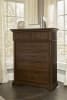Kensington Queen Bed in Brown Cherry Finish by American Woodcrafters - AME-6400-50PNPN - Image 5 of 0