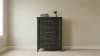 Holloway Queen Bed in Dark Chocolate Finish by American Woodcrafters - AME-7500-50PNPN - Image 5 of 0
