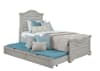Stonebrook Twin Bed in Light Distressed Antique Gray Finish by American Woodcrafters - AME-7820-33PNPN - Image 3 of 0
