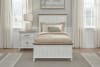 Beach Comber Twin Panel Bed in Weathered White with Brown Top Finish by American Woodcrafters - AME-8510-33PAN - Image 1 of 0