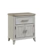 Beach Comber Twin Panel Bed in Weathered White with Brown Top Finish by American Woodcrafters - AME-8510-33PAN - Image 3 of 0