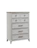 Beach Comber Twin Panel Bed in Weathered White with Brown Top Finish by American Woodcrafters - AME-8510-33PAN - Image 4 of 0