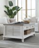 Beach Comber 3 Piece Cocktail Table Set in Weathered White with Brown Top Finish by American Woodcrafters - AME-8510-530-8510-513 - Image 3 of 0