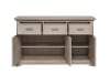 Heritage Coast Server in Sea Oat Finish by American Woodcrafters - AME-D-3300-590 - Image 2 of 0