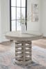 Heritage Coast Round Table 5 Piece Dining Set in Sea Oat Finish by American Woodcrafters - AME-D-3300-CTRHT-5PC - Image 2 of 0