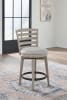 Heritage Coast Round Table 5 Piece Dining Set in Sea Oat Finish by American Woodcrafters - AME-D-3300-CTRHT-5PC - Image 3 of 0