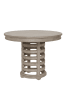 Heritage Coast Round Table 5 Piece Dining Set in Sea Oat Finish by American Woodcrafters - AME-D-3300-CTRHT-5PC - Image 4 of 0