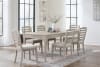 Heritage Coast Rectangular Table 5 Piece Dining Set in Sea Oat Finish by American Woodcrafters - AME-D-3300-Leg-5PC - Image 1 of 0