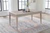 Heritage Coast Rectangular Table 5 Piece Dining Set in Sea Oat Finish by American Woodcrafters - AME-D-3300-Leg-5PC - Image 2 of 0