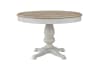 Beach Comber Round Table 5 Piece Dining Set in Weathered White Finish by American Woodcrafters - AME-D-8510-REG-5PC - Image 3 of 0