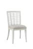 Beach Comber Round Table 5 Piece Dining Set in Weathered White Finish by American Woodcrafters - AME-D-8510-REG-5PC - Image 4 of 0
