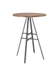 Casual Dining 3 Piece Pub Table Set in Slate Grey with Golden Oak Top Finish by American Woodcrafters - AME-P1-101-B101-3PC - Image 2 of 0