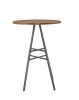 Casual Dining 3 Piece Pub Table Set in Slate Grey with Golden Oak Top Finish by American Woodcrafters - AME-P1-101-B101-3PC - Image 3 of 0