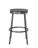 Casual Dining 3 Piece Pub Table Set in Slate Grey with Grey Oak Top Finish by American Woodcrafters - AME-P1-121-B120-3PC - Image 3 of 0