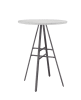 Casual Dining 3 Piece Pub Table Set in Slate Grey with White Oak Top Finish by American Woodcrafters - AME-P1-131-B130-3PCS - Image 3 of 0