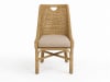 Islands Outdoor Chair (2 Pack) in Abaca Twist Natural Finish by American Woodcrafters - AME-R-2010-02 - Image 2 of 0