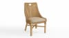 Islands Outdoor Chair (2 Pack) in Abaca Twist Natural Finish by American Woodcrafters - AME-R-2010-02 - Image 3 of 0