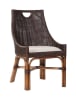 Islands Indoor Rattan Accent Chair (2 Pack) in Dark Brown Finish by American Woodcrafters - AME-R-403-01 - Image 1 of 0