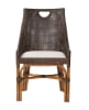 Islands Indoor Rattan Accent Chair (2 Pack) in Dark Brown Finish by American Woodcrafters - AME-R-403-01 - Image 2 of 0