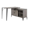 Zakwani Executive Home Office Desk in Gray Oak & Black Finish by Acme - 00009 - Image 2 of 0