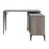 Zakwani Executive Home Office Desk in Gray Oak & Black Finish by Acme - 00009 - Image 4 of 0