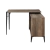 Zakwani Executive Home Office Desk in Rustic Oak & Black Finish by Acme - 00010 - Image 4 of 0