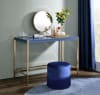 Midriaks Executive Home Office Desk in Navy Blue & Gold Finish by Acme - 00022 - Image 2 of 0
