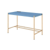 Midriaks Executive Home Office Desk in Navy Blue & Gold Finish by Acme - 00022 - Image 4 of 0