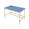 Midriaks Executive Home Office Desk in Navy Blue & Gold Finish by Acme - 00022 - Image 5 of 0