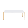 Otrac 3 Piece Occasional Table Set in White & Gold Finish by Acme - 00034-S - Image 3 of 0