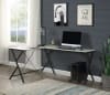 Dazenus Executive Home Office Desk in White & Black Finish by Acme - 00049 - Image 1 of 0