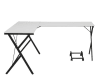 Dazenus Executive Home Office Desk in White & Black Finish by Acme - 00049 - Image 2 of 0