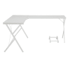 Dazenus Executive Home Office Desk in White Finish by Acme - 00050 - Image 2 of 0