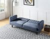 Qinven Adjustable Sofa in Dark Gray Velvet Finish by Acme - 00085 - Image 2 of 0