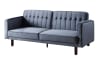 Qinven Adjustable Sofa in Dark Gray Velvet Finish by Acme - 00085 - Image 5 of 0