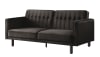 Qinven Adjustable Sofa in Dark Brown Velvet Finish by Acme - 00086 - Image 5 of 0