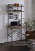 Ensata Executive Home Office Desk in Rustic Oak & Black Finish by Acme - 00137 - Image 1 of 0