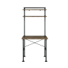 Ensata Executive Home Office Desk in Rustic Oak & Black Finish by Acme - 00137 - Image 2 of 0