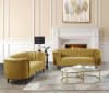 Millephri Loveseat in Olive Yellow Velvet Finish by Acme - 00164 - Image 4 of 0