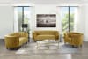 Millephri Loveseat in Olive Yellow Velvet Finish by Acme - 00164 - Image 5 of 0