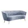 Bayram Sofa in Light Gray Velvet Finish by Acme - 00207 - Image 2 of 0