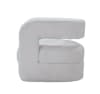 Yitua Accent Chair in White Teddy Sherpa Finish by Acme - 00233 - Image 4 of 0