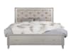 Sliverfluff 6 Piece Bedroom Set w/ Storage in PU & Champagne Finish by Acme - 00242 - Image 3 of 0
