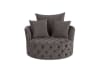 Zunyas Accent Chair in Gray Velvet Finish by Acme - 00292 - Image 2 of 0