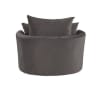Zunyas Accent Chair in Gray Velvet Finish by Acme - 00292 - Image 5 of 0